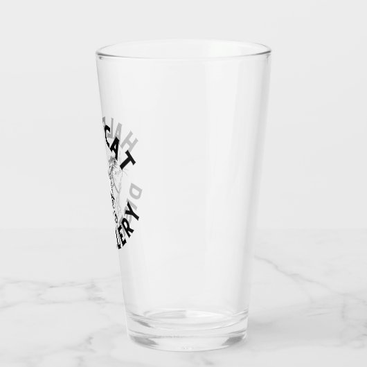 Halfkatglas Glas (Links)