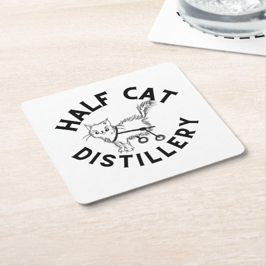 Halfkatten Onderzetter (Schuin)