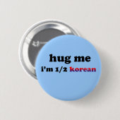 HalfKoreaans Ronde Button 5,7 Cm (Voorkant /achterkant)