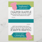 Halflang gesneden voor 2 luidere Raffle Tickets Ba (Voorkant)