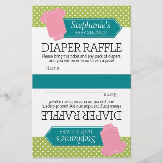 Halflang gesneden voor 2 luidere Raffle Tickets Ba (Voorkant)