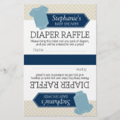 Halflang knippen voor 2 luierspoeling - Baby showe (Voorkant)