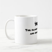 Halfledige glazen - de kat koffiemok (Links)