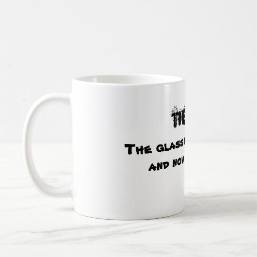 Halfledige glazen - de kat koffiemok (Links)