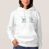 Halfledige of halflege Optimist Hoodie (Voorkant)