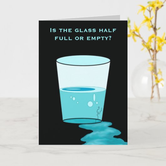 Halfleeg Kaart (Gele Bloem)