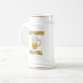 Halfleeg of halfvol bierpul (Voorkant links)