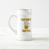 Halfleeg of halfvol bierpul (Links)