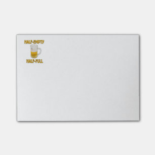 Halfleeg of halfvol post-it® notes