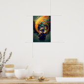 Halfling Avonturenposter | D&D Kunst 1 Poster (Keuken)