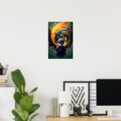Halfling Avonturenposter | D&D Kunst 1 Poster (Thuiskantoor)