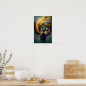 Halfling Avonturenposter | D&D Kunst 2 Poster (Keuken)