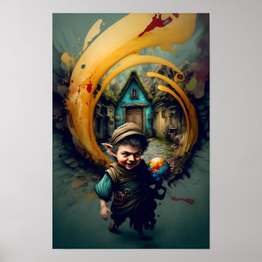 Halfling Avonturenposter | D&D Kunst 2 Poster (Voorkant)