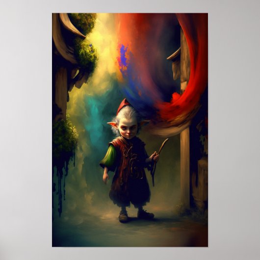 Halfling Avonturenposter | D&D Kunst 3 Poster (Voorkant)