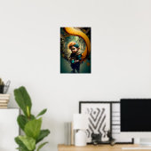 Halfling Avonturenposter | D&D Kunst 4 Poster (Thuiskantoor)