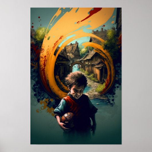 Halfling Avonturenposter | D&D Kunst 5 Poster (Voorkant)