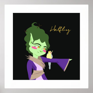 Halfling Character  Folie Afdrukken