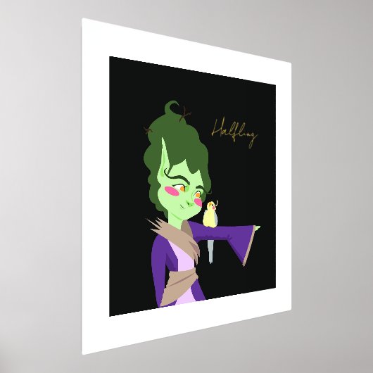 Halfling Character  Folie Afdrukken (Laagn)