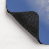 Halfmaan in blauwe lucht muismat (Hoek)