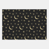 Halfmaan sterren Universe Space Lover Astronomie Inpakpapier Vel (Voorkant)