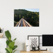 Halfmaan Trestle (Brug 22) Poster van 28 x 20 inch (Thuiskantoor)