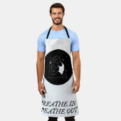 halfmaan yoga pose schort (Gedragen)