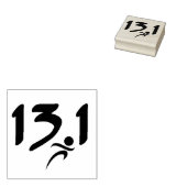Halfmarathon 13.1 Rubberstempel (Gestempeld)
