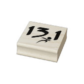 Halfmarathon 13.1 Rubberstempel (Stempel)