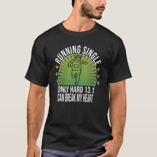 Halfmarathon aan het draaien t-shirt