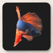 Halfmoon Betta Fish Bier Onderzetter (Voorkant)