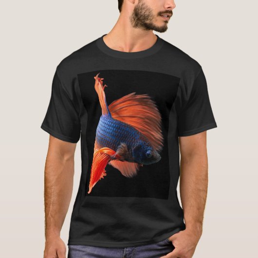 Halfmoon Betta Fish T-shirt (Voorkant)