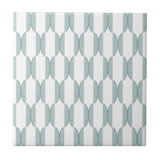 HALFMOON IN LICHT GROENE KLEUR TEGELTJE (Voorkant)