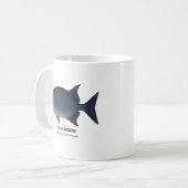 Halfmoon - zeedieren van Californië Koffiemok (Voorkant links)