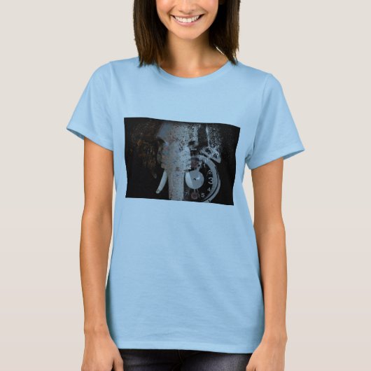 Halfoude uitputting t-shirt (Voorkant)