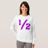 HalfPaars T-shirt (Voorkant volledig)