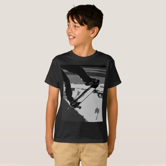 Halfpijp Skateboarden T-shirt (Voorkant volledig)