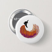 halfpijp van snowboard ronde button 5,7 cm (Voorkant /achterkant)