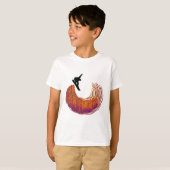 halfpijp van snowboard t-shirt (Voorkant volledig)