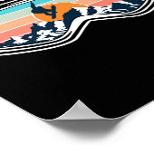 Halfpipe Snowboarding Goggles als Halfpipe Snowboa Poster (Hoek)