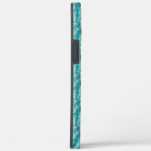 Halfpixelkatoen, gemengd met cyaan en turkooizen Case-Mate iPhone case (Achterkant / Rechts)