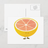 Halfpompelmoes Briefkaart (Voorkant / Achterkant)