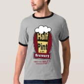 Halfpuntige sierstrip t-shirt (Voorkant)