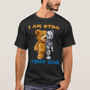 Halfrobotteddybeer t-shirt