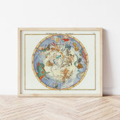 Halfrond Austral | John Flamsteed Poster