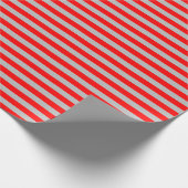 Halfrood en grijs omslagpapier cadeaupapier (Hoek)