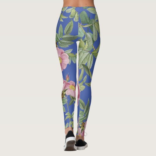 Halfroze, roze, modern leggings (Achterkant)