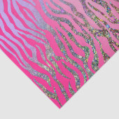 Halfroze tijgerafdrukken tissuepapier (Detail)