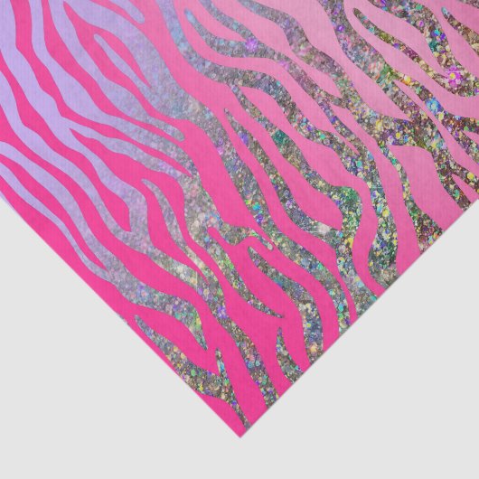 Halfroze tijgerafdrukken tissuepapier (Detail)