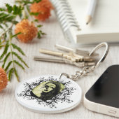 Halfschedelmeisje wordt geveld op dag van de dode  sleutelhanger (Voorkant Rechts)