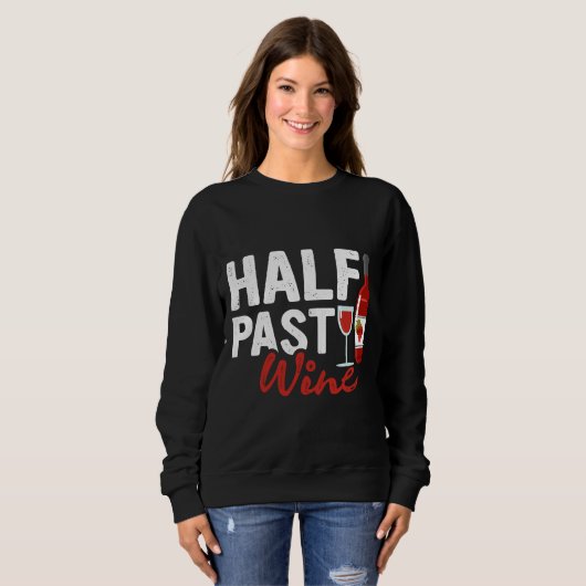 halfslachtige wijn trui (Voorkant volledig)